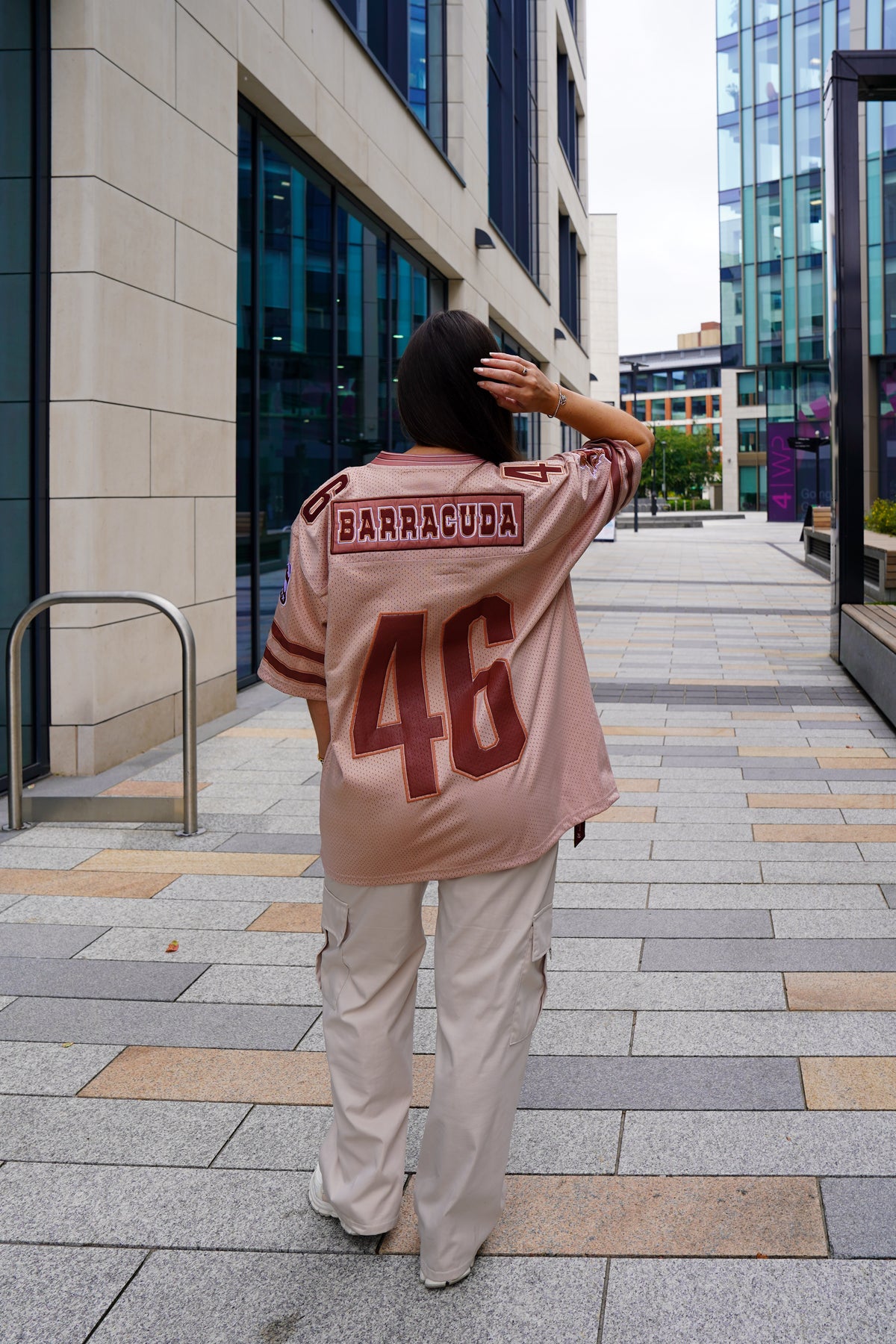 The Blue Barracuda "46" Legacy Jersey. Bronze