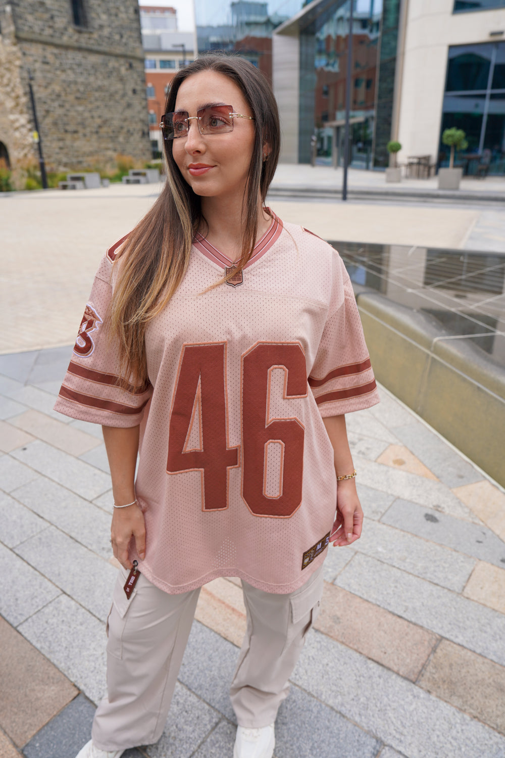 The Blue Barracuda "46" Legacy Jersey. Bronze