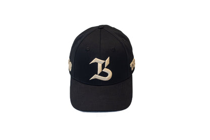 The Blue Barracuda Signature Cap – Black & Cream