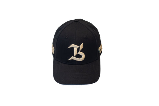 The Blue Barracuda Signature Cap – Black & Cream